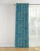 Dark light blue luxury cotton curtains for living room bedrooms available